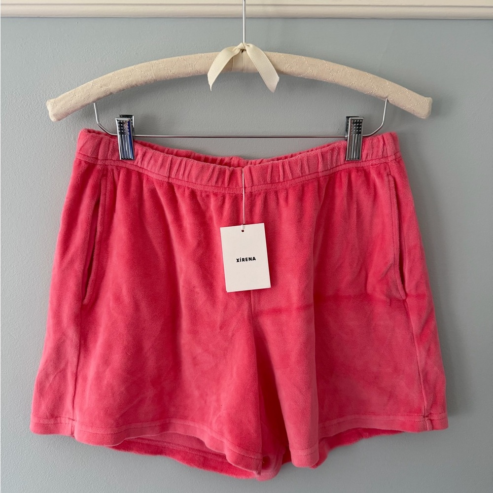 NWT - XiRENA Shayden Terry Sweashort in Calypso Pink (L)